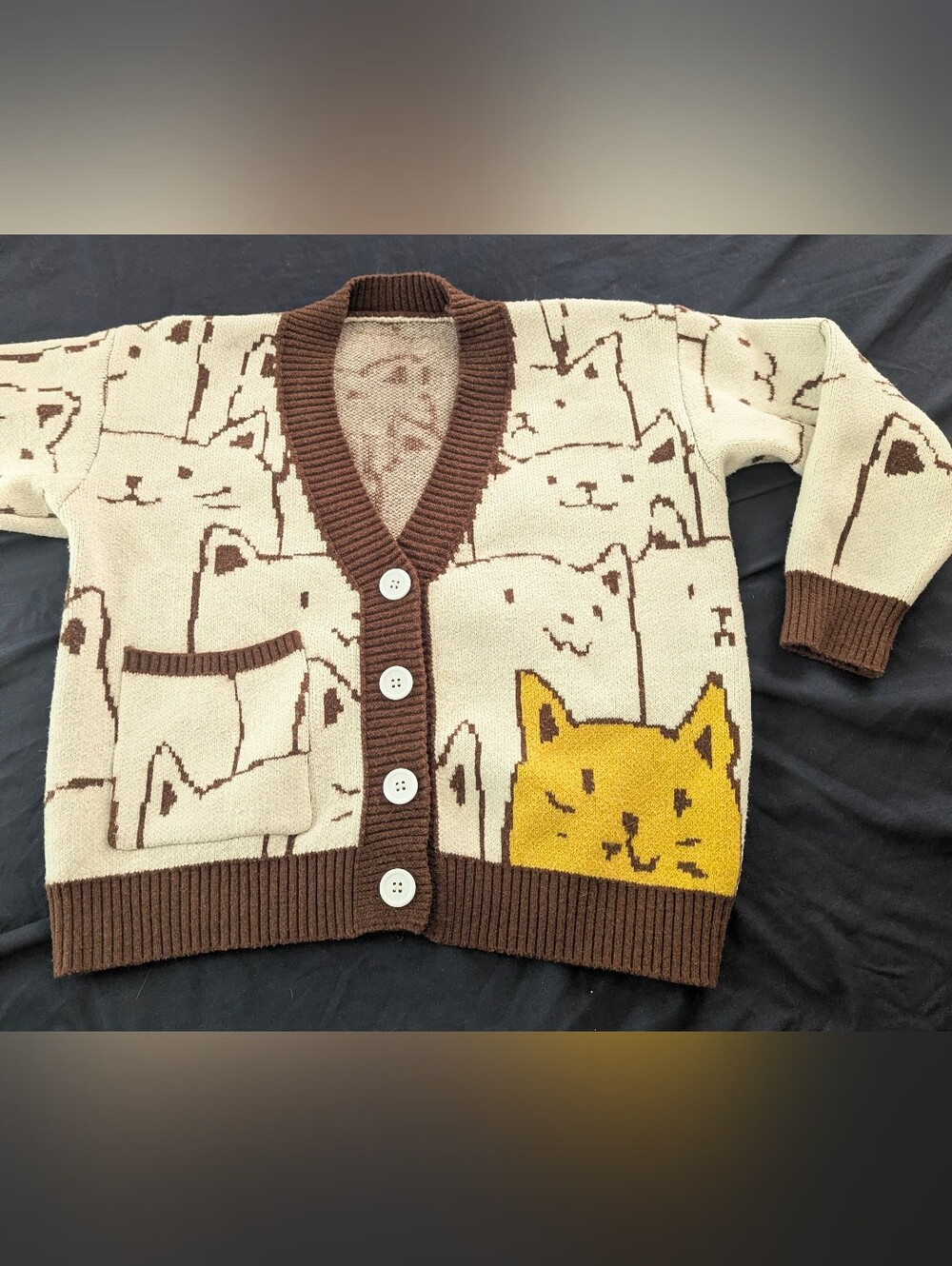 Yimoon Kawaii Kitty Cat Cardigan